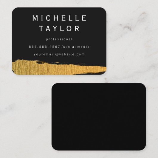 Gold Artistic Marks Visitekaartje (Voorkant / Achterkant)