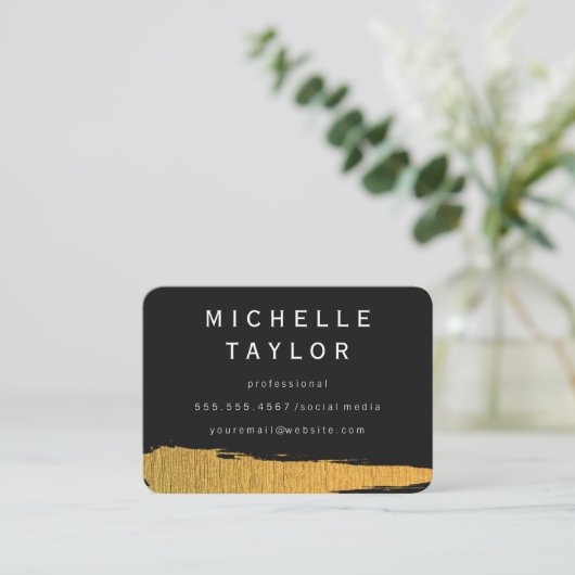 Gold Artistic Marks Visitekaartje (Staand voorkant)