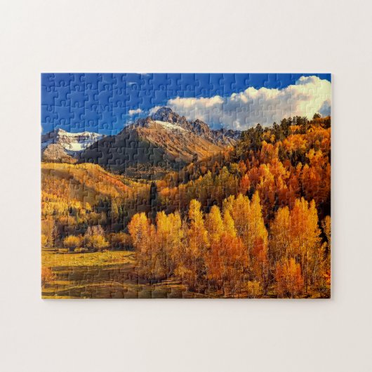 Gold Aspen Colorado Mountain Autumn Legpuzzel (Horizontaal)