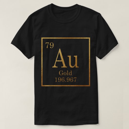 GOLD Au Element Autism T-shirt (Design voorkant)