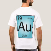 Gold (Au) Element T-Shirt (Achterkant)