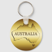 GOLD AUSTRALIË SLEUTELHANGER (Voorkant)