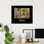 Gold Autumn Demotivational Poster (Thuiskantoor)