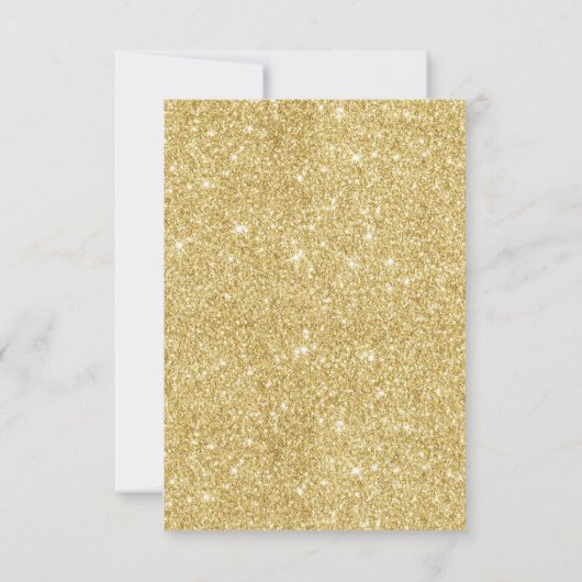 Gold Autumn Leaves Burgundy Fall Wedding RSVP (Achterkant)