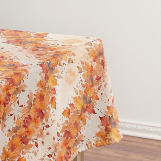 Gold Autumn Leaves Tafelkleed (Voorbeeld)