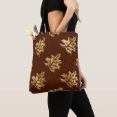 Gold Autumn Pattern Tas (Dichtbij)