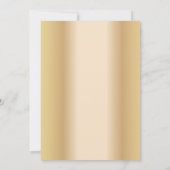 Gold Autumn Sunflower Jar Pumpkins Fall Wedding Kaart (Achterkant)