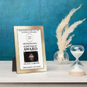 Gold Award - DIY logo herkenningsmedewerker Fotoplaat (Zijkant)