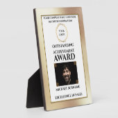 Gold Award - DIY logo herkenningsmedewerker Fotoplaat (Zijkant)