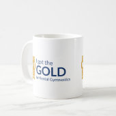 Gold Award in Mental Gymnastics Funny Mug Koffiemok (Voorkant links)