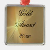 Gold Award - Metaal Ornament (Voorkant)
