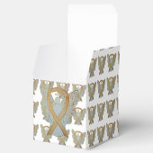 Gold Awareness Ribbon Angel Party Favor Boxes Bedankdoosjes (Geopend)