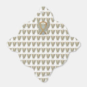 Gold Awareness Ribbon Angel trekt professordozen u Bedankdoosjes (Uitgevouwen)