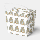 Gold Awareness Ribbon Angel trekt professordozen u Bedankdoosjes (Achterkant)