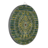 Gold Aztec Inca Mayan Calendar Dartbord (Voorkant Links)