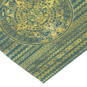 Gold Aztec Inca Mayan Calendar Korte Tafelloper (Hoek)