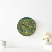 Gold Aztec Inca Mayan Calendar Ronde Klok (Huis)