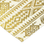Gold Aztec Peruvian Tribal Pattern Tafelkleed (Gekanteld)