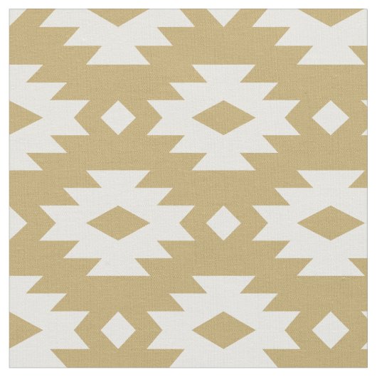 Gold Aztec Stof (Close Up)