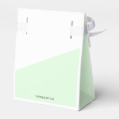 Gold Baby Green - aangepast Baby shower voor speci Bedankdoosjes (Achterkant)