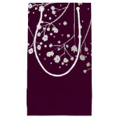 Gold Baby's Breath Elegant Plum Wedding Klein Cadeauzakje (Voorkant)