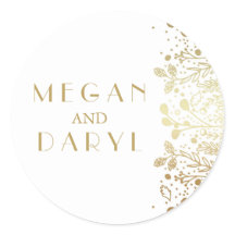 Gold Baby's Breath Florals Bruiloft