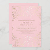 Gold Baby's grote roze bruine bruine partij Kaart (Voorkant / Achterkant)