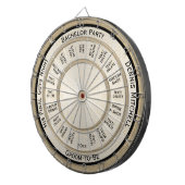 Gold Bachelor Party-verordening Dartbord (Voorkant Rechts)