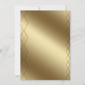 Gold Background Save The Date (Achterkant)