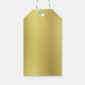 Gold Background-Sjabloon Cadeaulabel (Voorkant)