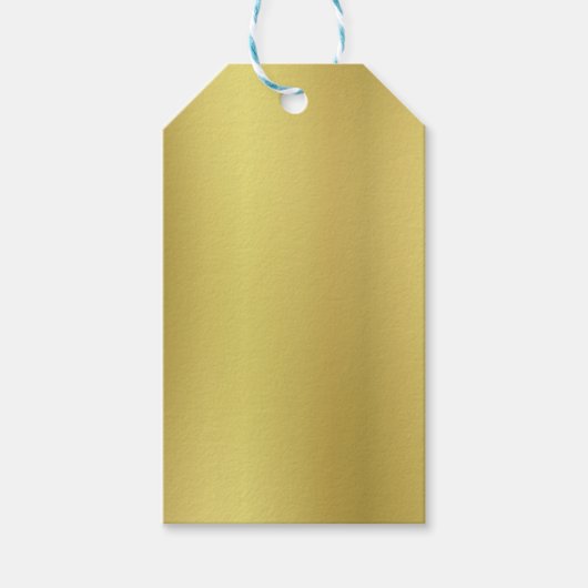 Gold Background-Sjabloon Cadeaulabel (Voorkant)