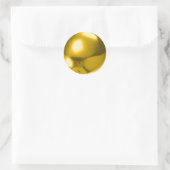 GOLD BALL RONDE STICKER (Tas)