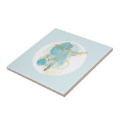  Gold Ballerina Waterverf Abstract Tegeltje (Zijkant)