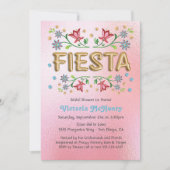 Gold Balloon Fiesta Bruids Douche Uitnodigingen (Voorkant)