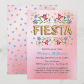 Gold Balloon Fiesta Bruids Douche Uitnodigingen (Voorkant / Achterkant)