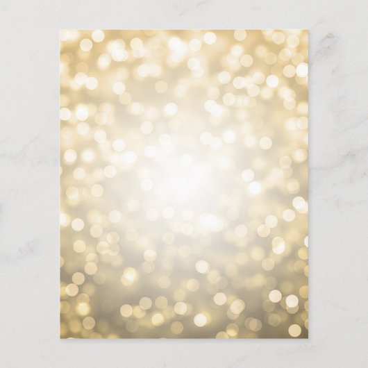 Gold Balloon Glitter 60th Birthday Party Invite (Achterkant)