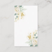 Gold Balloon Greenery Diaper Raffle Insert Card Informatiekaartje (Achterkant)