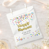 Gold Balloon Happy Norooz Persian Nieuwjaar Bedankzakje (Geknipt)