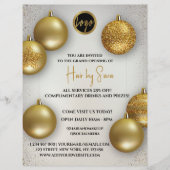 Gold Balloon prijzen logo We zijn open Flyer (Voorkant)