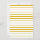 Gold Balloons 3rd Birthday-uitnodigingen (Achterkant)