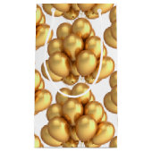 Gold Balloons Papiertas Klein Cadeauzakje (Voorkant)