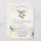 Gold Balls Cadeaus Kerstbedrijf Kaart (Voorkant)