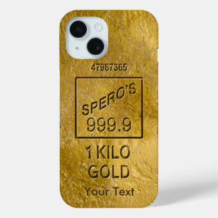 Gold Bar iPhone 15 Case