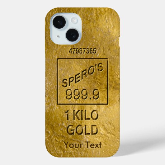 Gold Bar Case-Mate iPhone Case (Achterkant)
