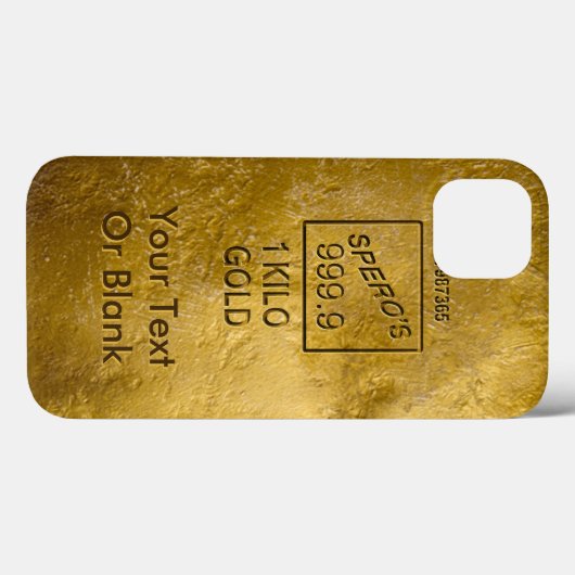 Gold Bar Case-Mate iPhone Case (Achterkant (horizontaal))