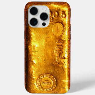 Gold Bar iPhone 15 Pro Max Hoesje