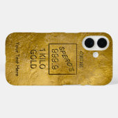 Gold Bar Case-Mate iPhone Case (Achterkant (horizontaal))