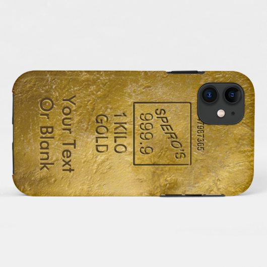 Gold Bar Case-Mate iPhone Case (Achterkant (horizontaal))