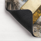 Gold Bar crasht op Wall Street Muismat (Hoek)