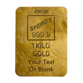 Gold Bar Magneet (Verticaal)